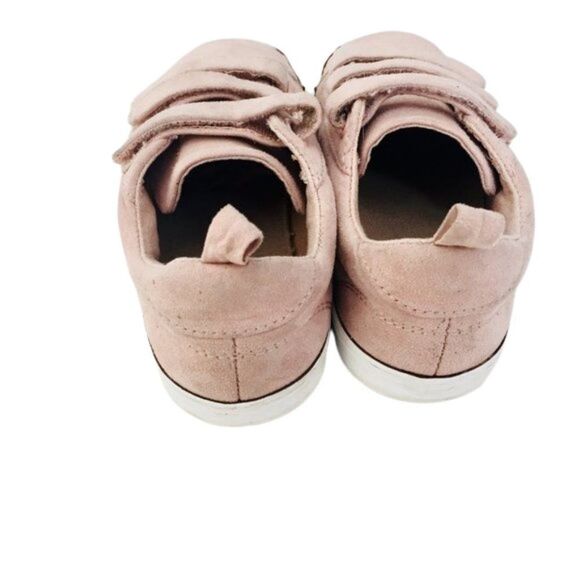 old Navy Pink Sueded Triple-Strap Velcro Sneakers - Picture 5 of 6